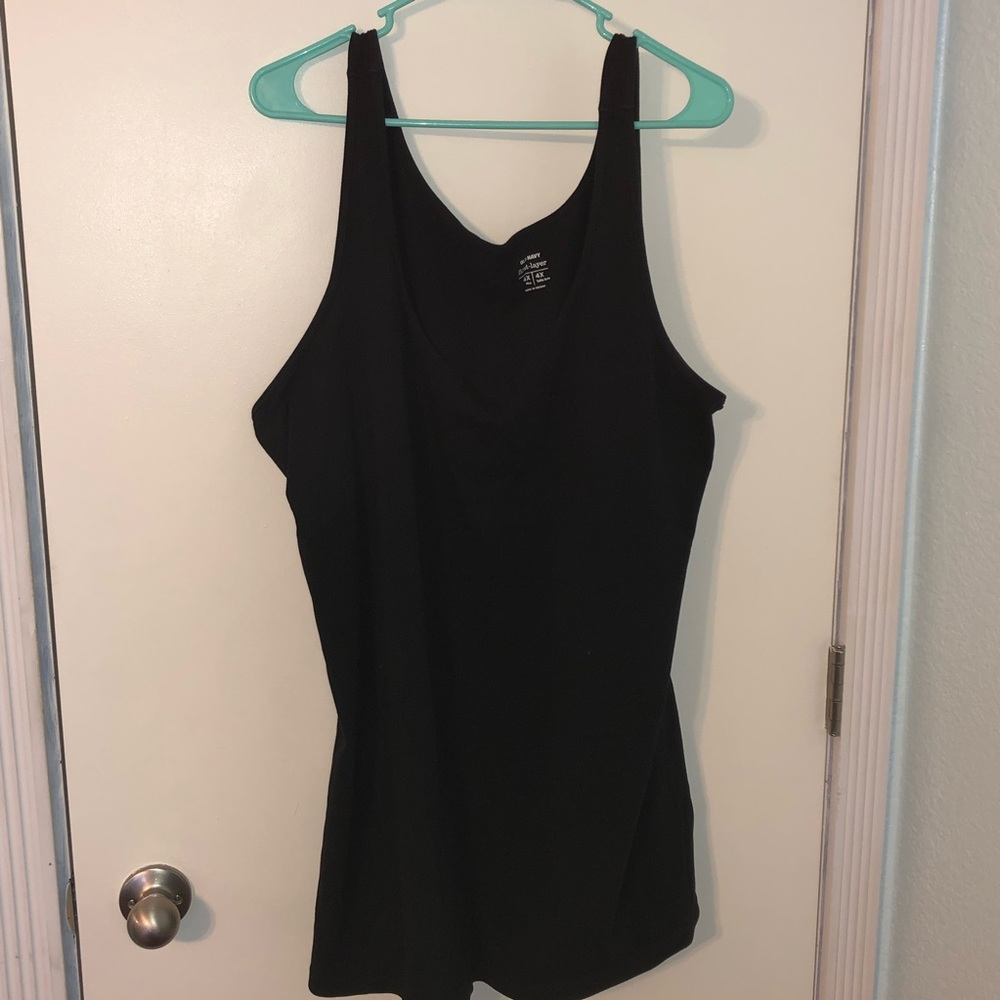 Old Navy Black ribbed tank top